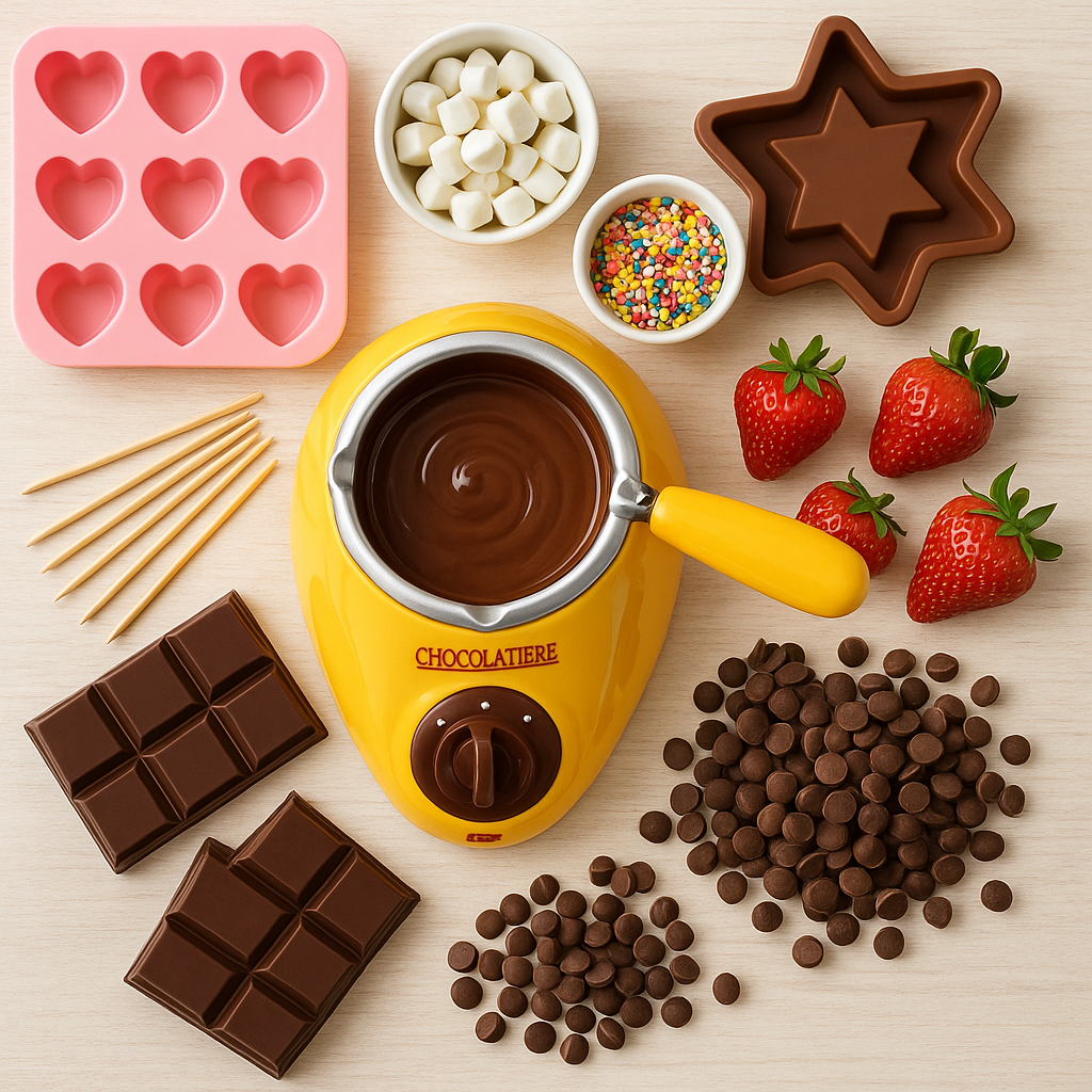 Fondue Eléctrica Para Derretir Chocolate