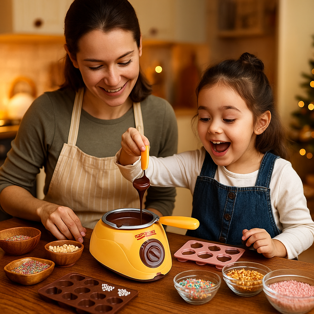 Fondue Eléctrica Para Derretir Chocolate
