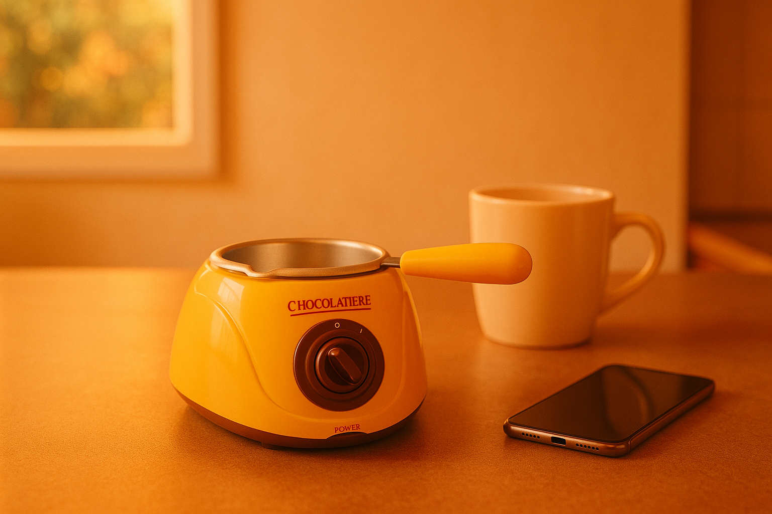 Fondue Eléctrica Para Derretir Chocolate