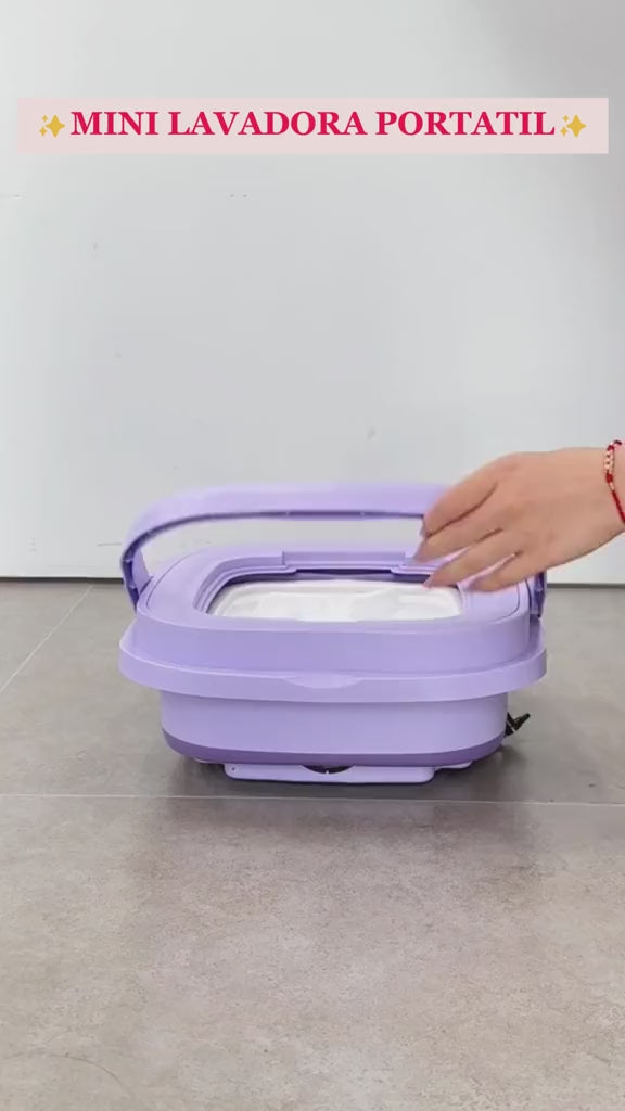 Mini Lavadora con Centrifugado